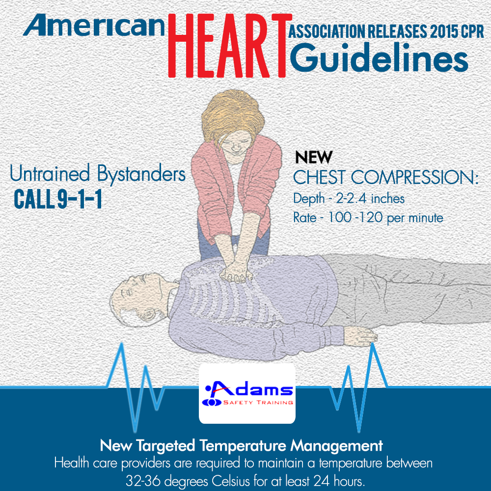 American Heart Association Releases New 2015 CPR Guidelines Adams Safety